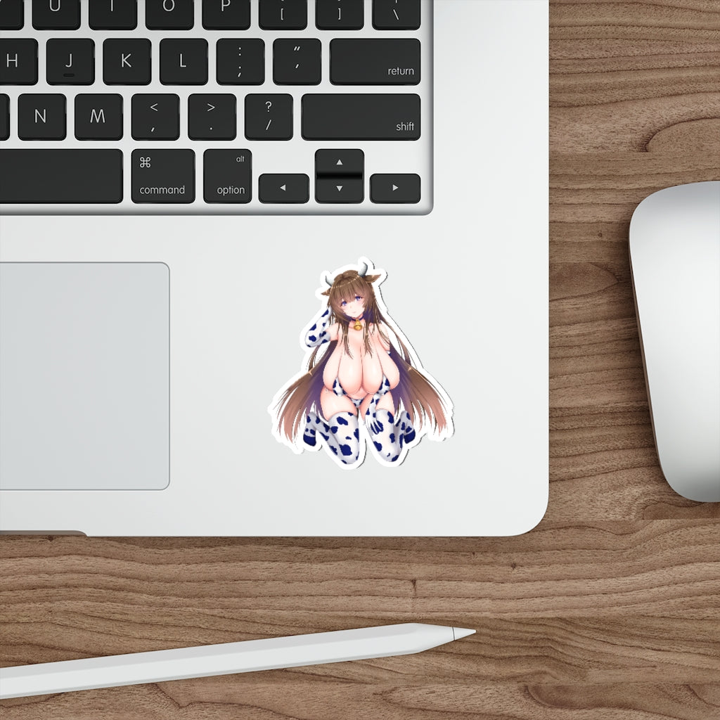 Azur Lane Kashino Cow Girl Waterproof Sticker - Ecchi Vinyl Decal