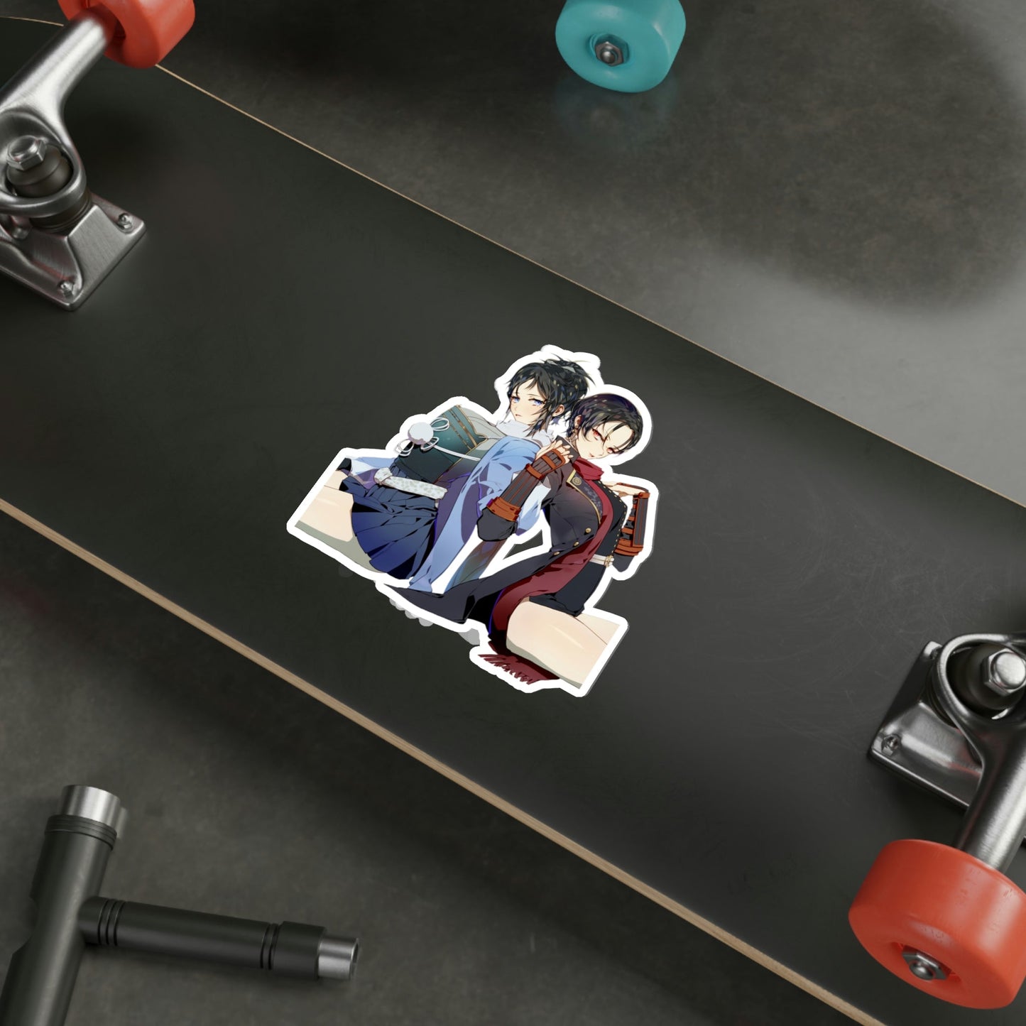 Touken Ranbu Sexy Waifus Kiyomitsu and Yasusada Waterproof Sticker - Weatherproof Vinyl Car Decal