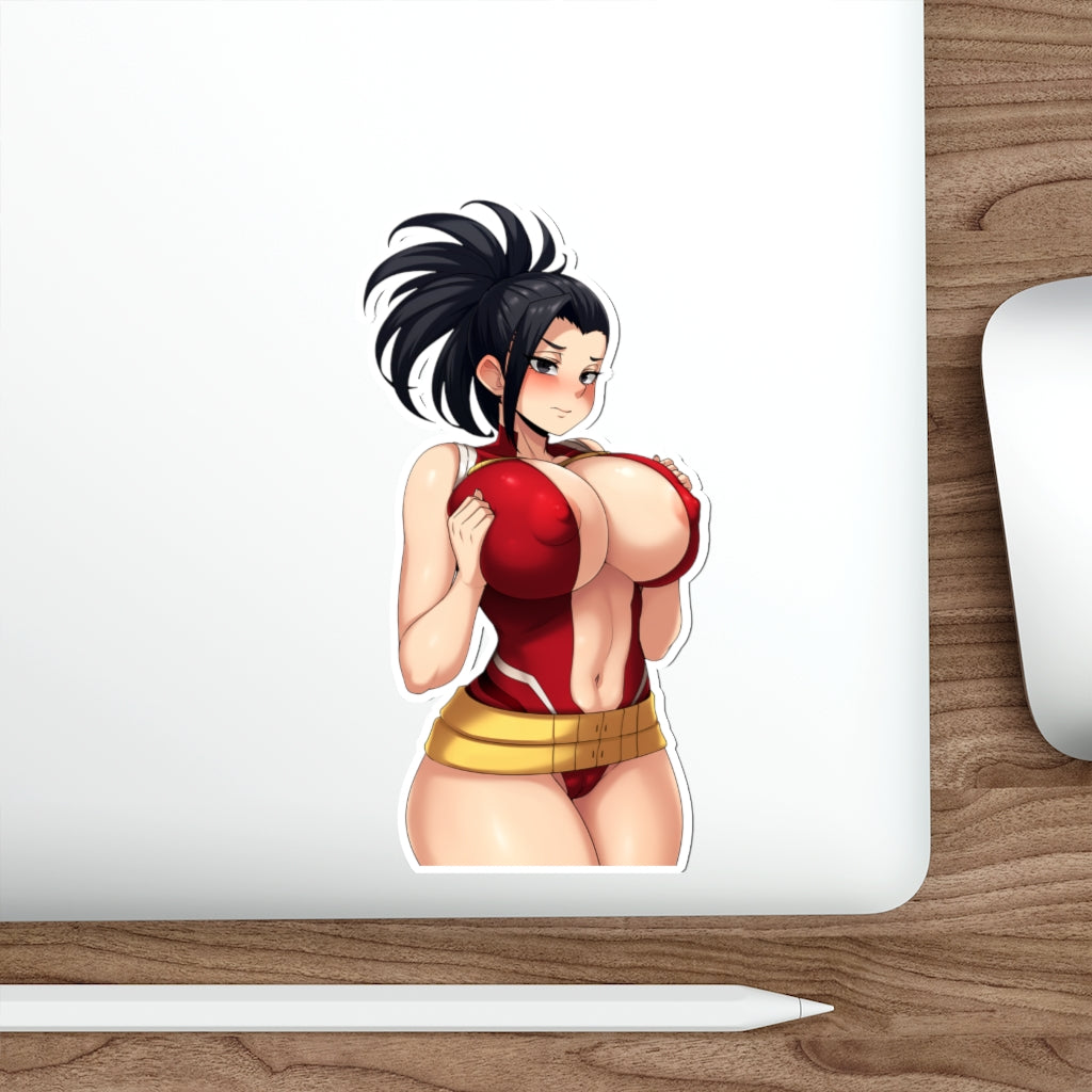 Momo Big Boobs Waterproof Sticker - Ecchi Anime My Hero Academia Vinyl –  K-Minded