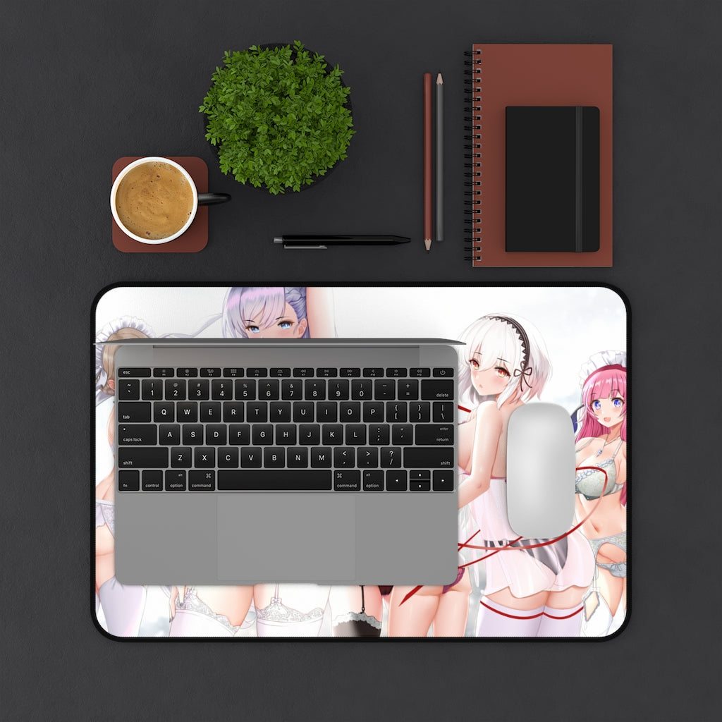 Large Anime Ecchi Desk Mat | Lingerie | Big Gaming Mousepad - MTG Playmat