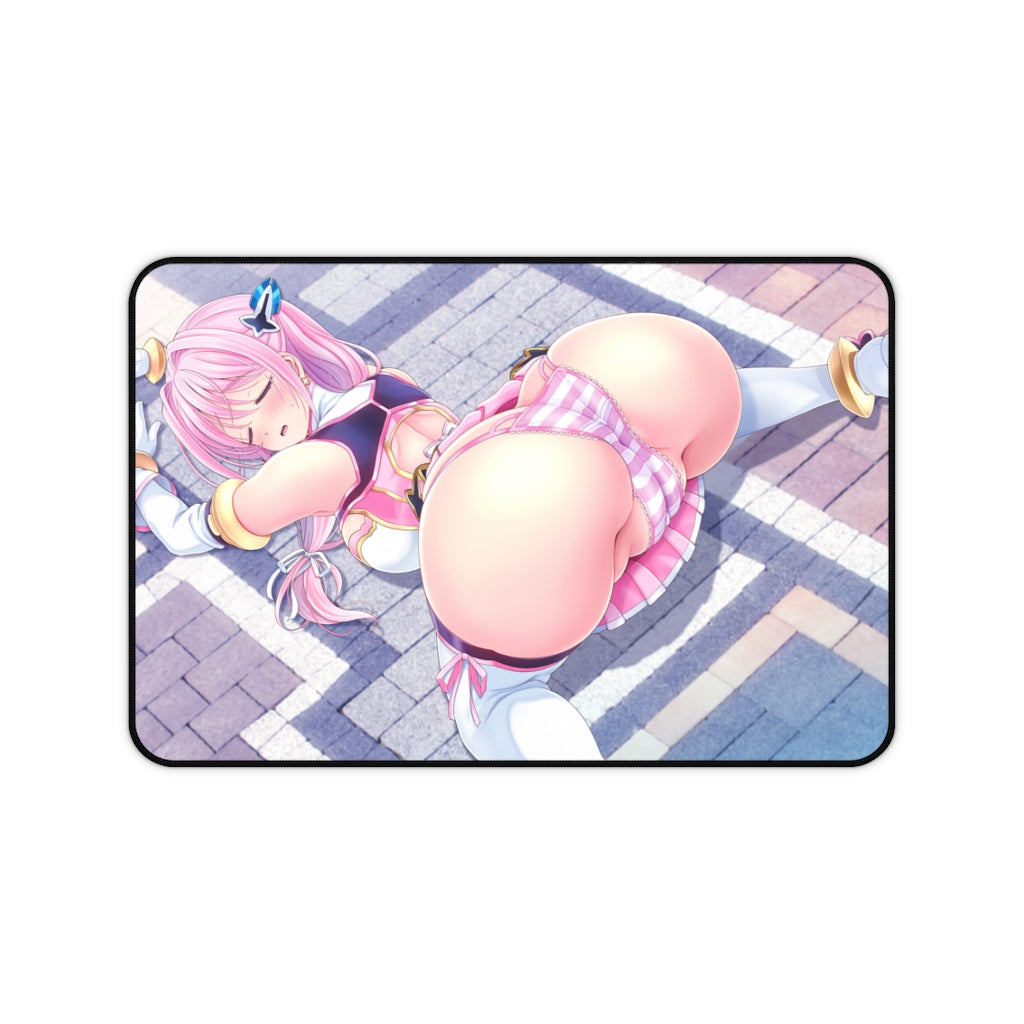 Aigan Tenshi Cheery Pink Big Butt Desk Mat - Non Slip Mousepad