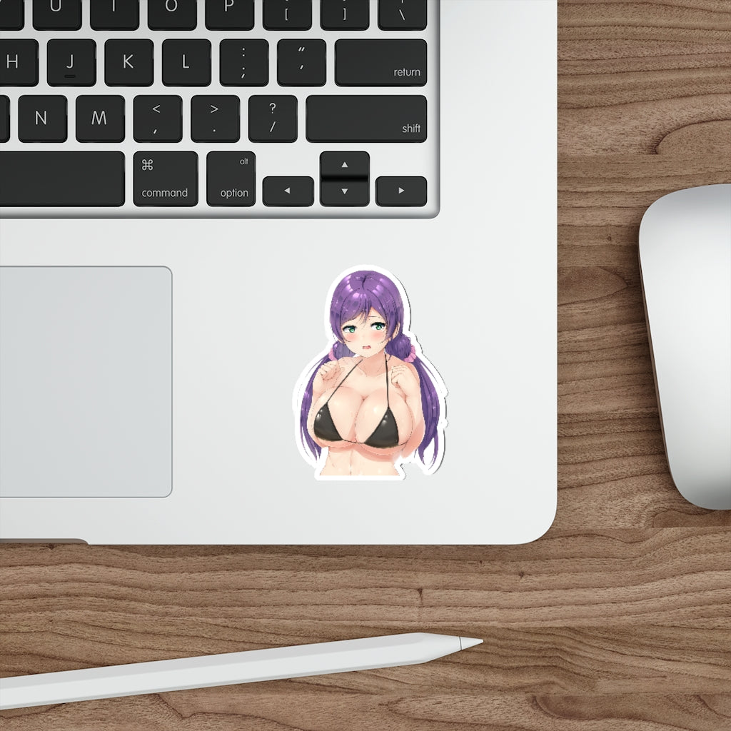 Toujou Nozomi Love Live Huge Tits Bikini Waterproof Sticker - Ecchi Vinyl Decal