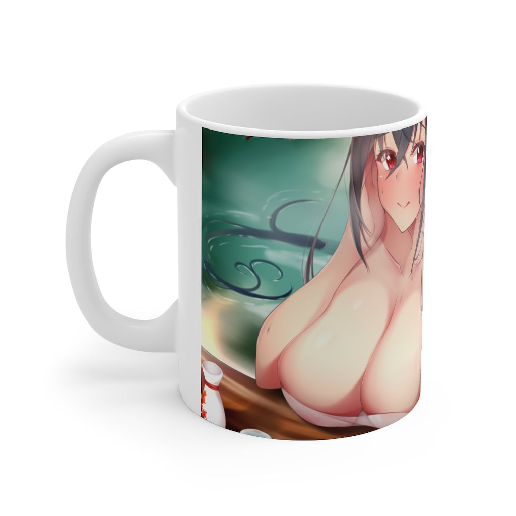 Nude Onsen Waifu Mug 11oz