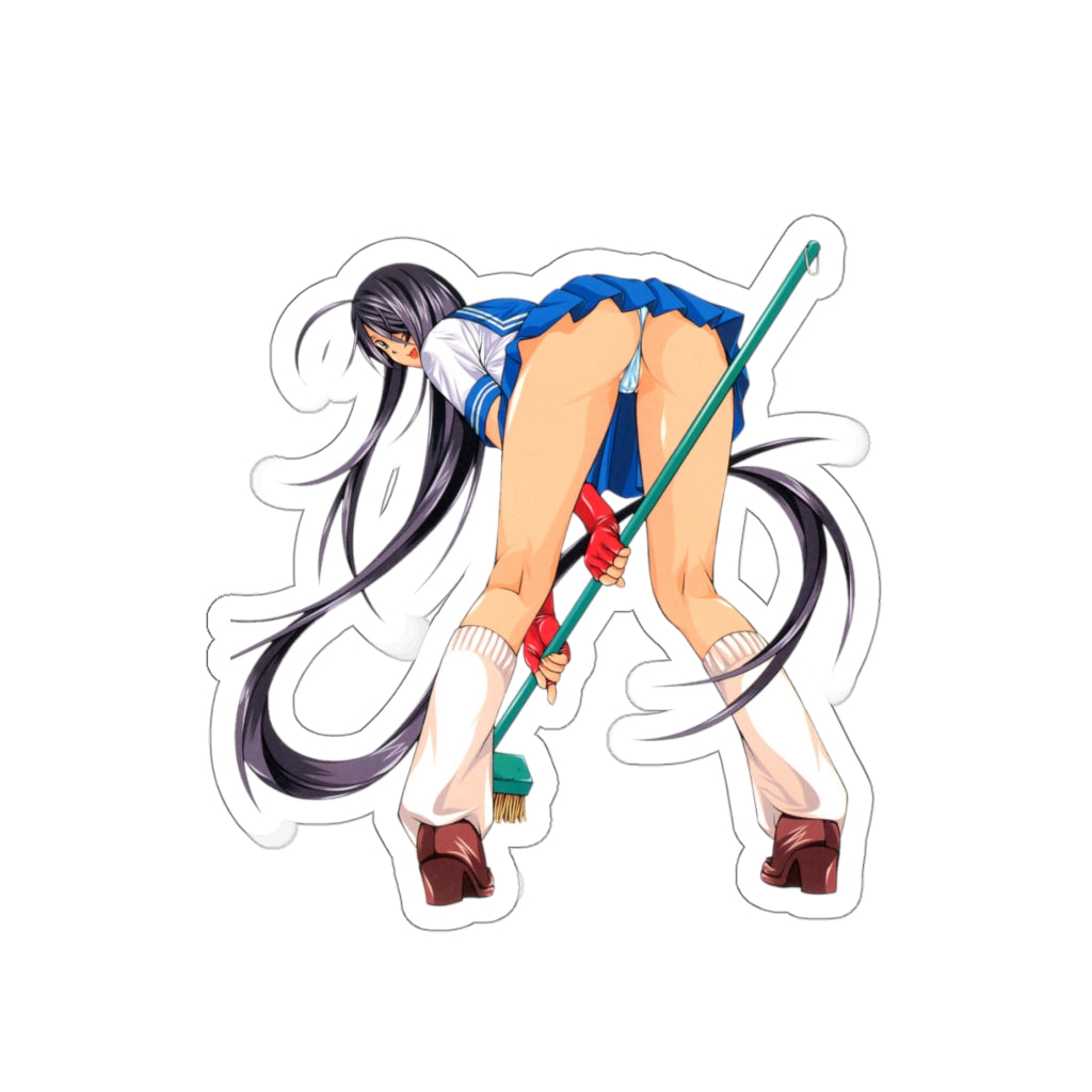 Ikkitousen Sexy Kanu Unchou Lewd Upskirt Waterproof Sticker - Ecchi Vinyl Decal