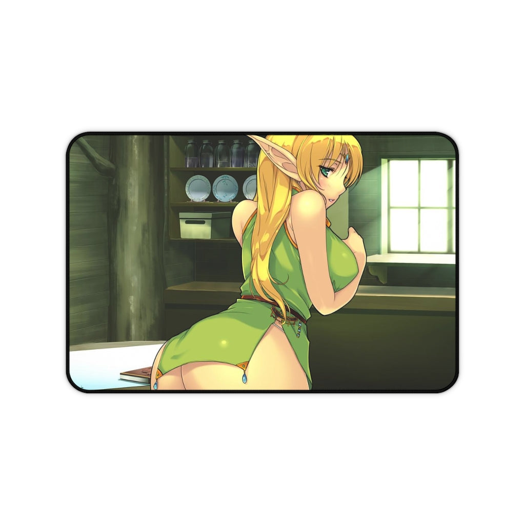 Record Of Lodoss War Sexy Mousepad - Deedlit Desk Mat - Ecchi Playmat