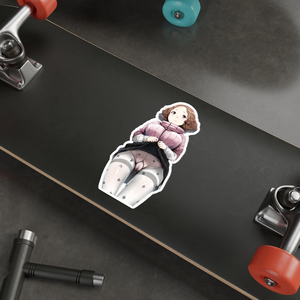 Persona 5 Waterproof Sticker - Haru Okumura Cameltoe Ecchi Vinyl Car Decal