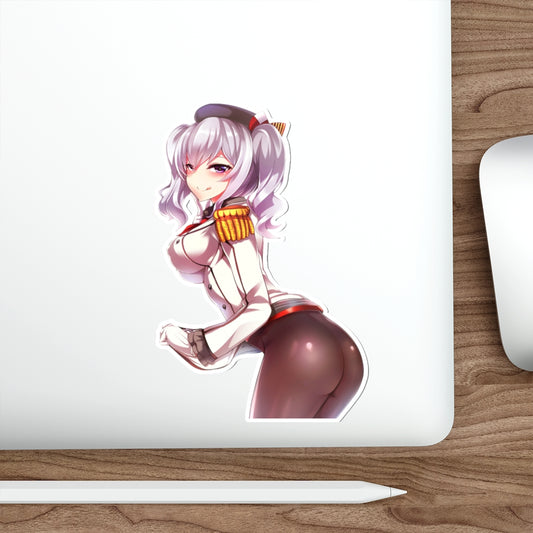 Thick Butt Kashima Kancolle Kantai Collection Waterproof Sticker - Ecchi Vinyl Decal