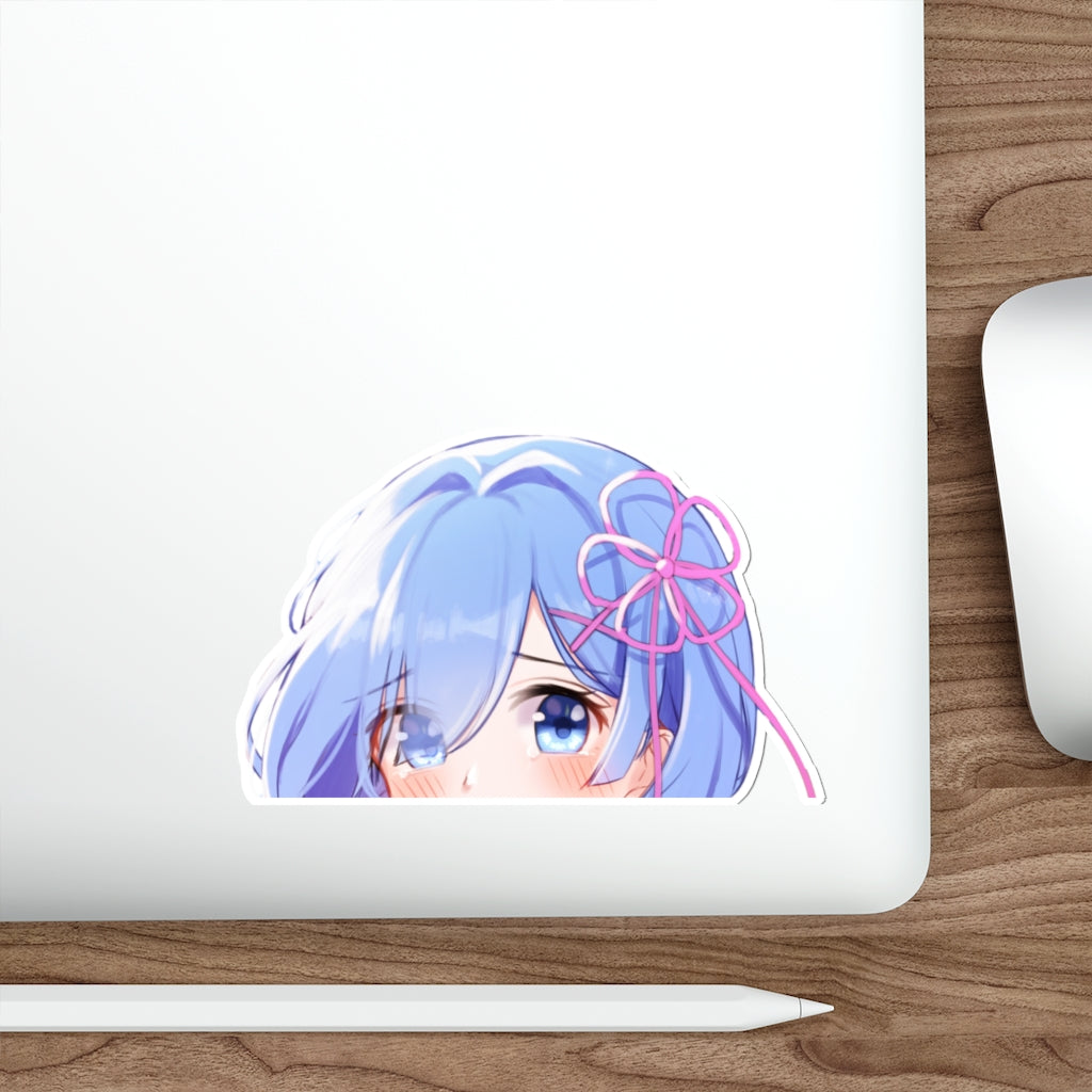 Rem Peeker- Anime Peeker Waterproof Sticker - Ecchi Vinyl Decal