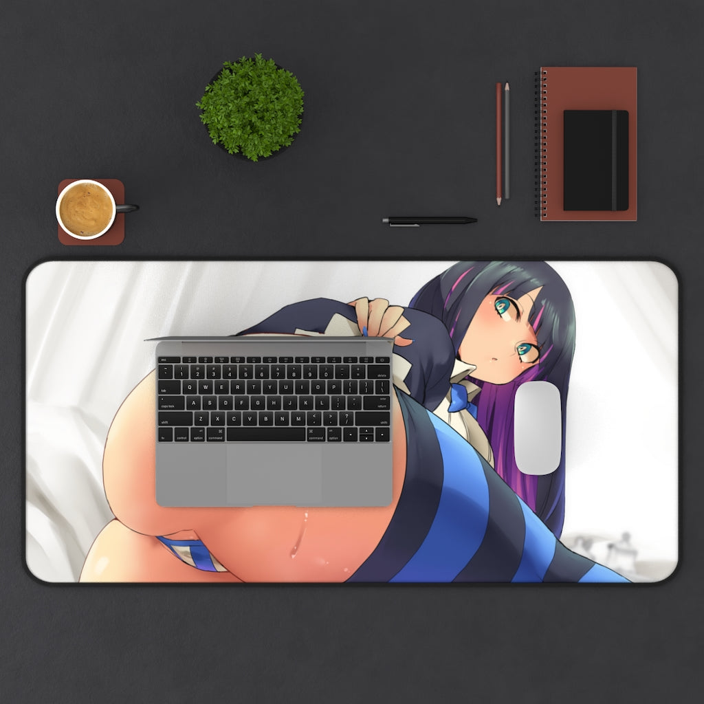 Panty & Stocking with Garterbelt Big Butt Stocking Desk Mat - Lewd Mousepad - Sexy Anime Girl Playmat