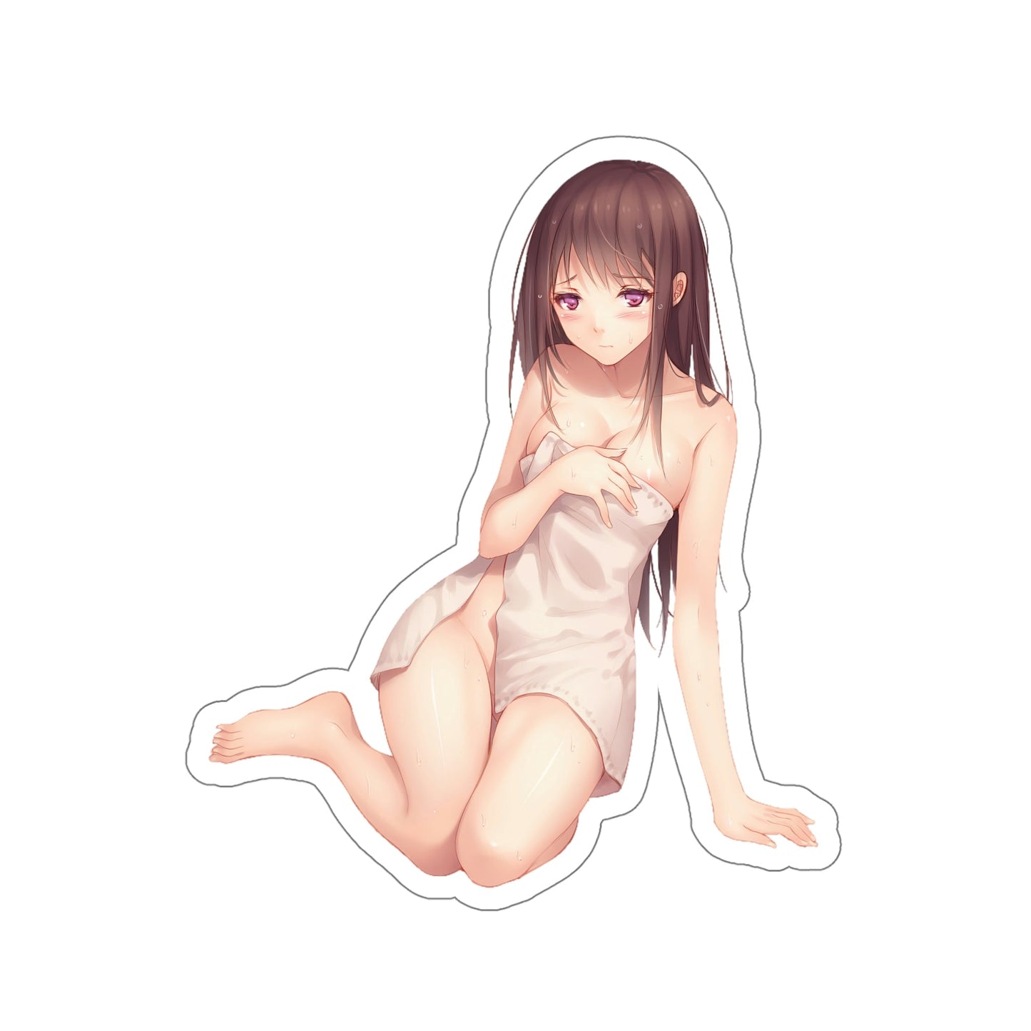 Sexy Towel Hiyori Iki Noragami Waterproof Sticker - Weatherproof Vinyl Car Decal