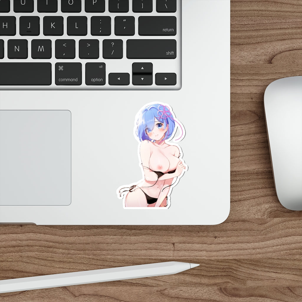 Nude Rem Re Zero Waterproof Sticker - Ecchi Vinyl Decal