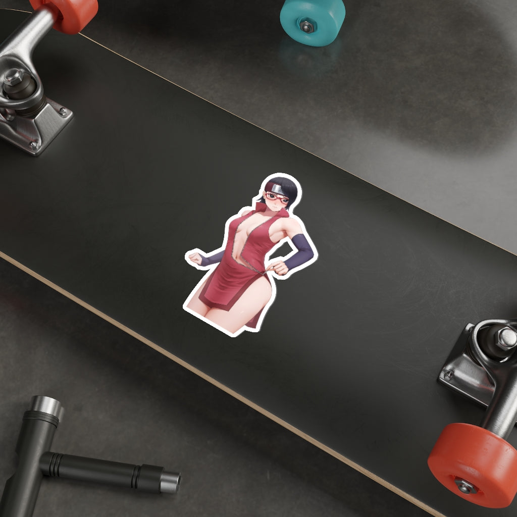 Sexy Uchiha Sarada Naruto Waterproof Sticker - Ecchi Vinyl Decal