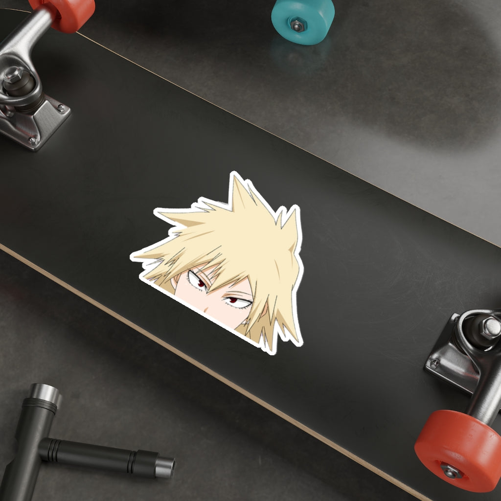 Bakugou Peeker My Hero Academia Sticker - Anime Peeker Car Decal