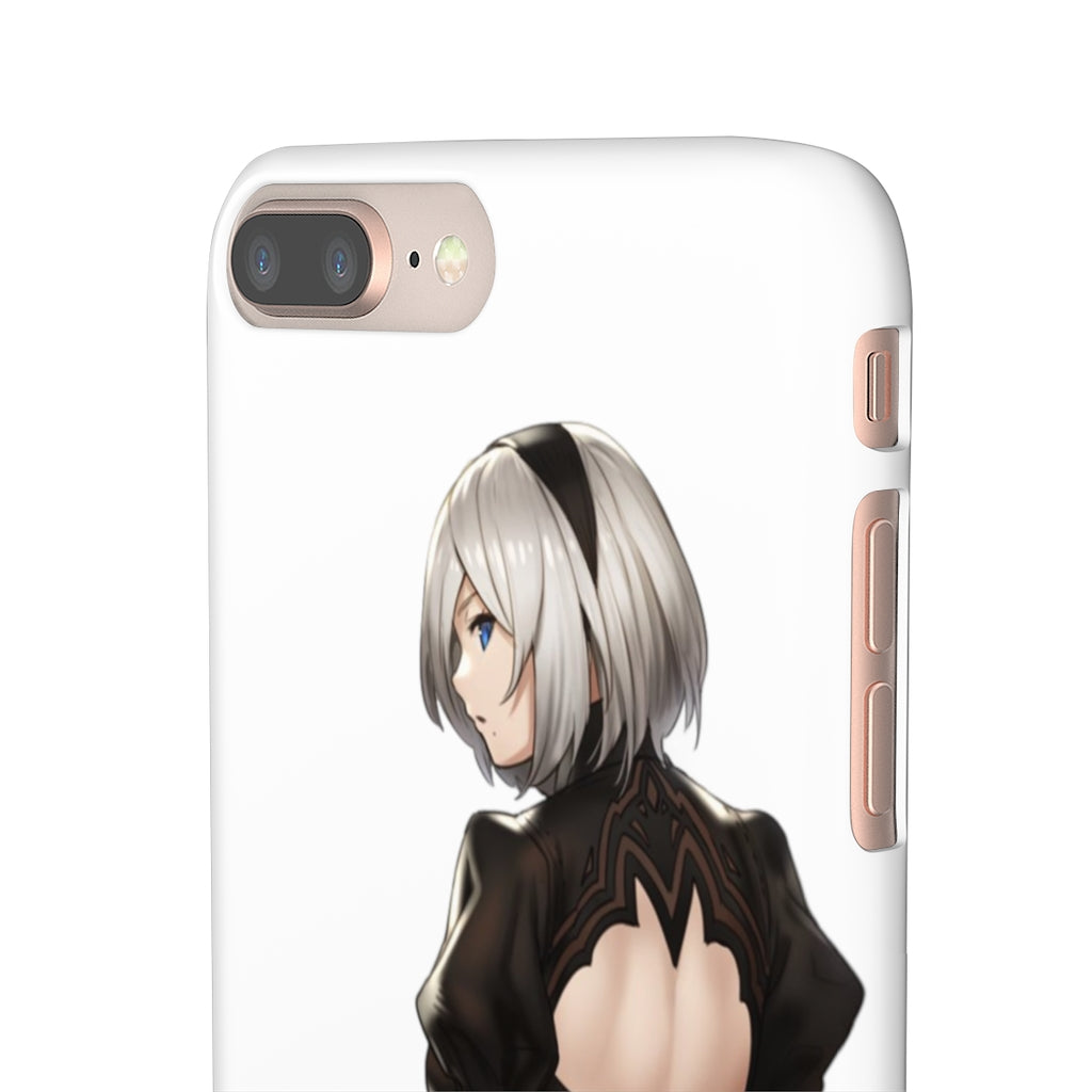 2B Anime Phone Case - Nier Automata Kawaii Aesthetic Snap Case