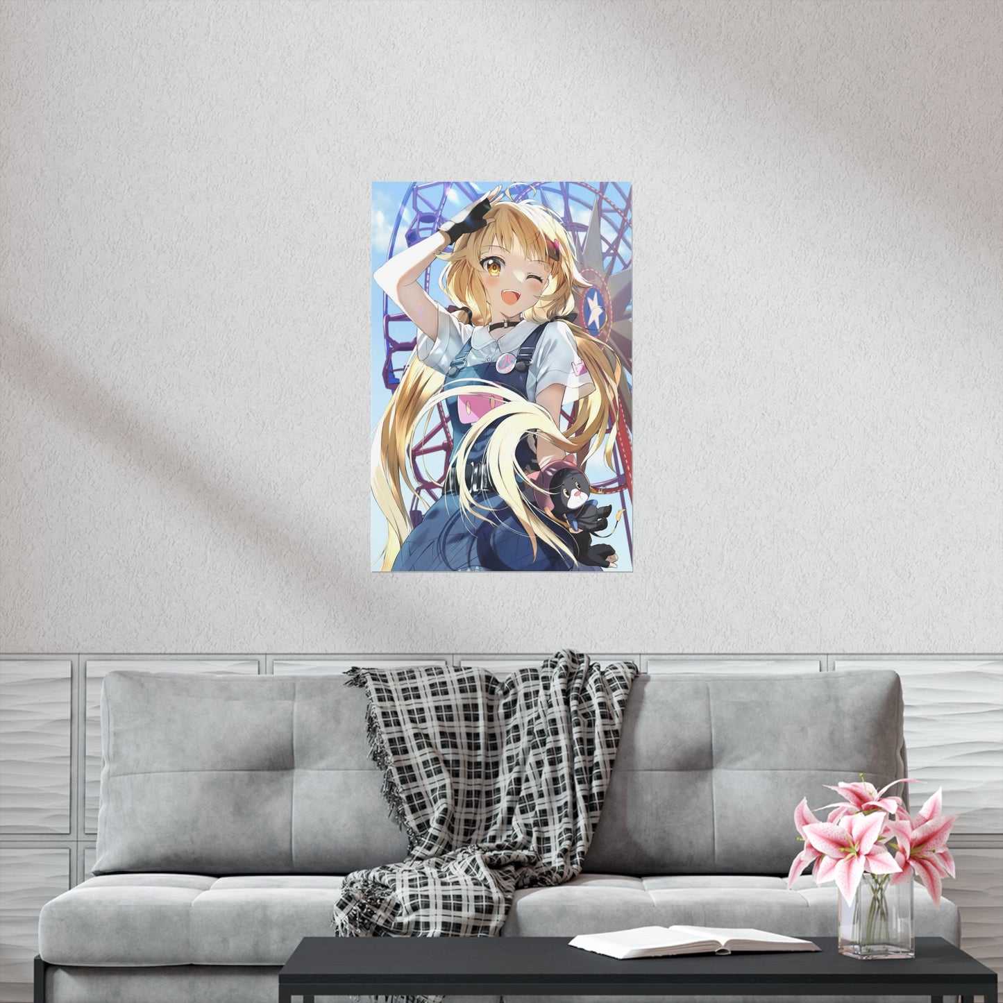 Shirli Tower Of Fantasy Poster - Gaming Decor Wall Art - Premium Matte Vertical Poster