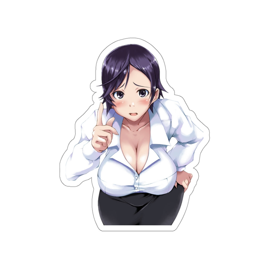 Gal Gun Rena Kuribayashi Big Boobs Ecchi Vinyl Decal Waterproof Sticker - Ecchi Vinyl Decal