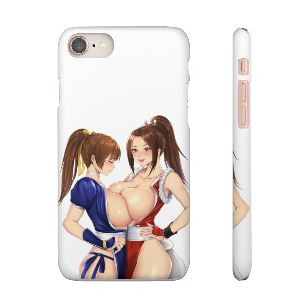 Oppai Anime Phone Case - Kawaii Aesthetic Snap Case - iPhone 13