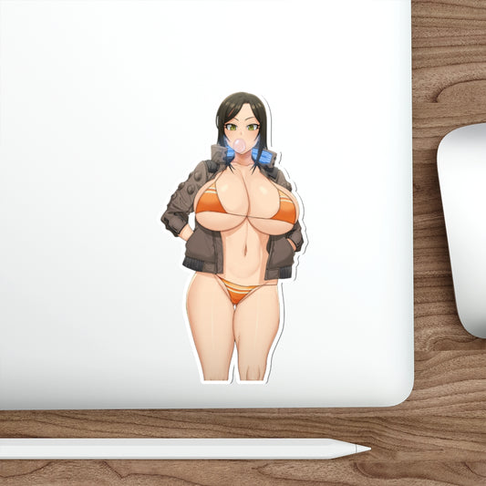 Cyberpunk Takumi Mukai Big Boobs Idolmaster Cinderella Girls Waterproof Sticker - Ecchi Vinyl Decal