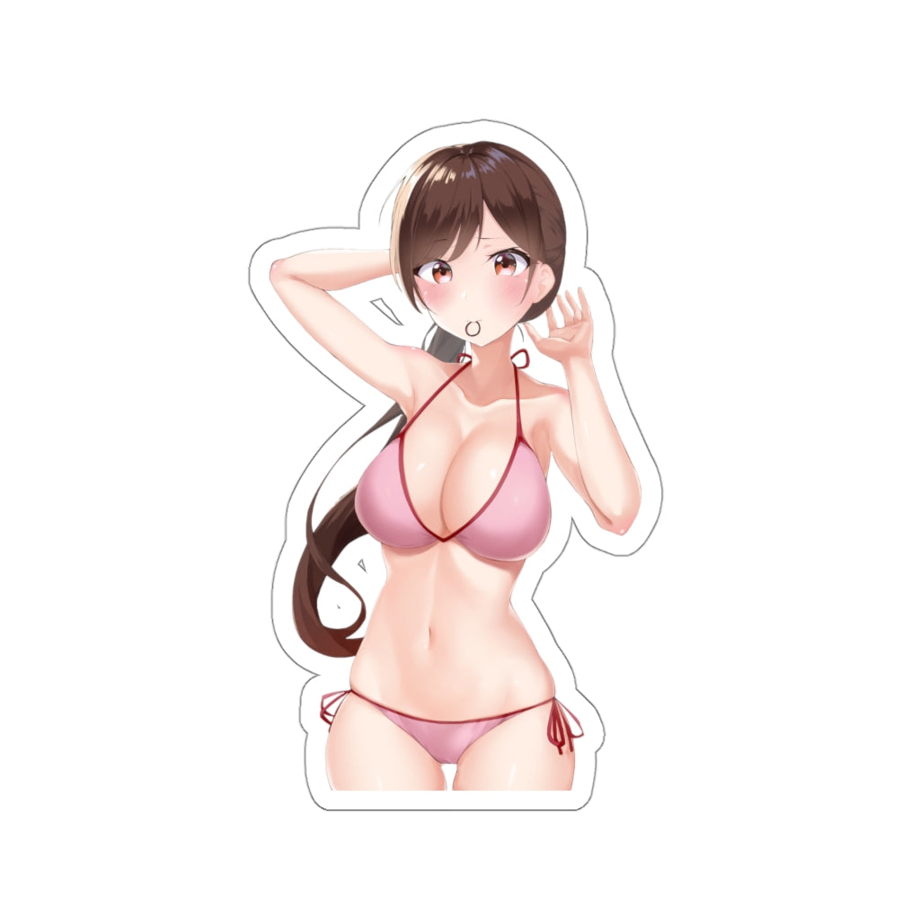 Rent a Girlfriend Sexy Bikini Chizuru Mizuhara Waterproof Sticker - Ecchi Vinyl Decal