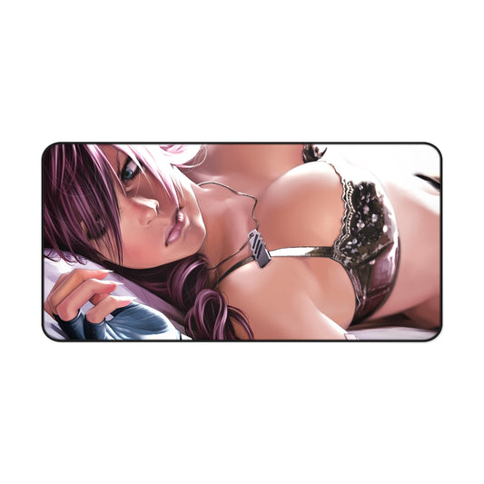 Final Fantasy 13 Sexy Mousepad - Nice Tits Lightning Gaming Desk Mat - Ecchi Playmat