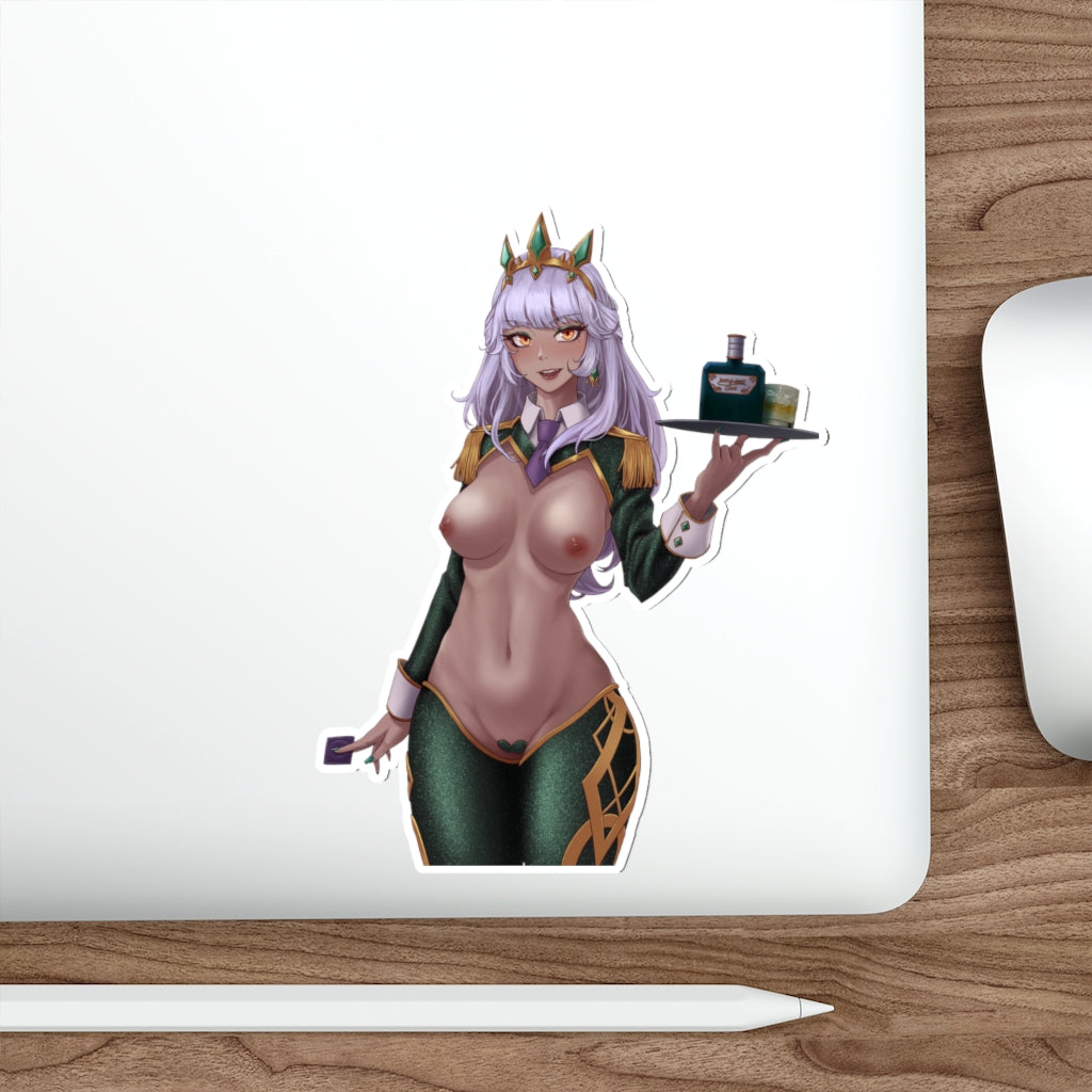 Nude Qiyana League of Legends Waterproof Sticker - Ecchi Vinyl Decal