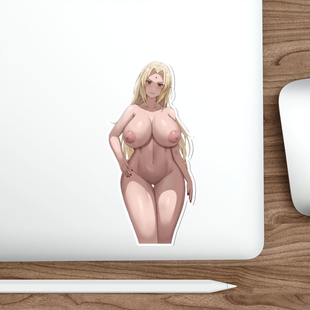 Thick Tsunade Nude Naruto Waterproof Sticker - Ecchi Vinyl Decal