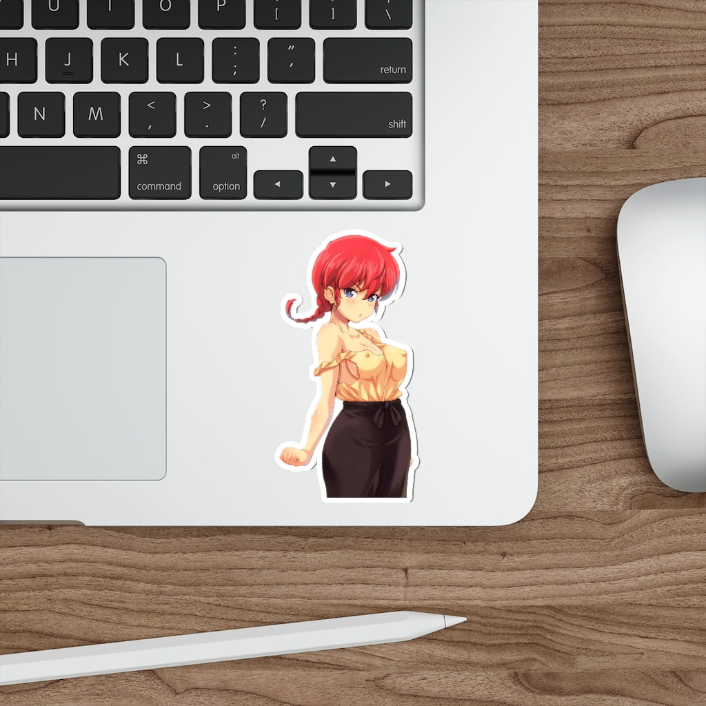 Saotome Ranma Chan Sexy Boobs Waterproof Sticker - Ecchi Vinyl Decal