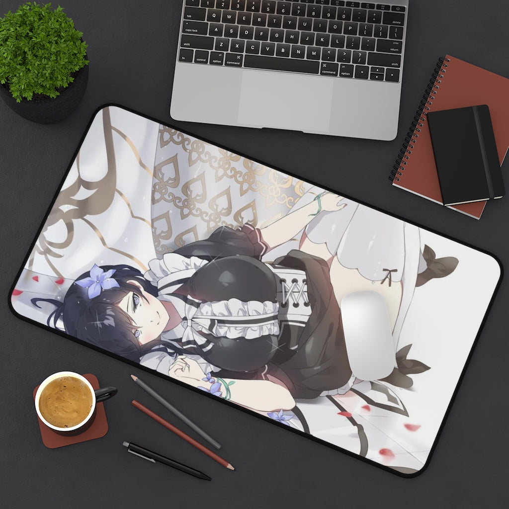 Elsword Sexy Mousepad - Thick Lolita Nisha Desk Mat - Ecchi Playmat