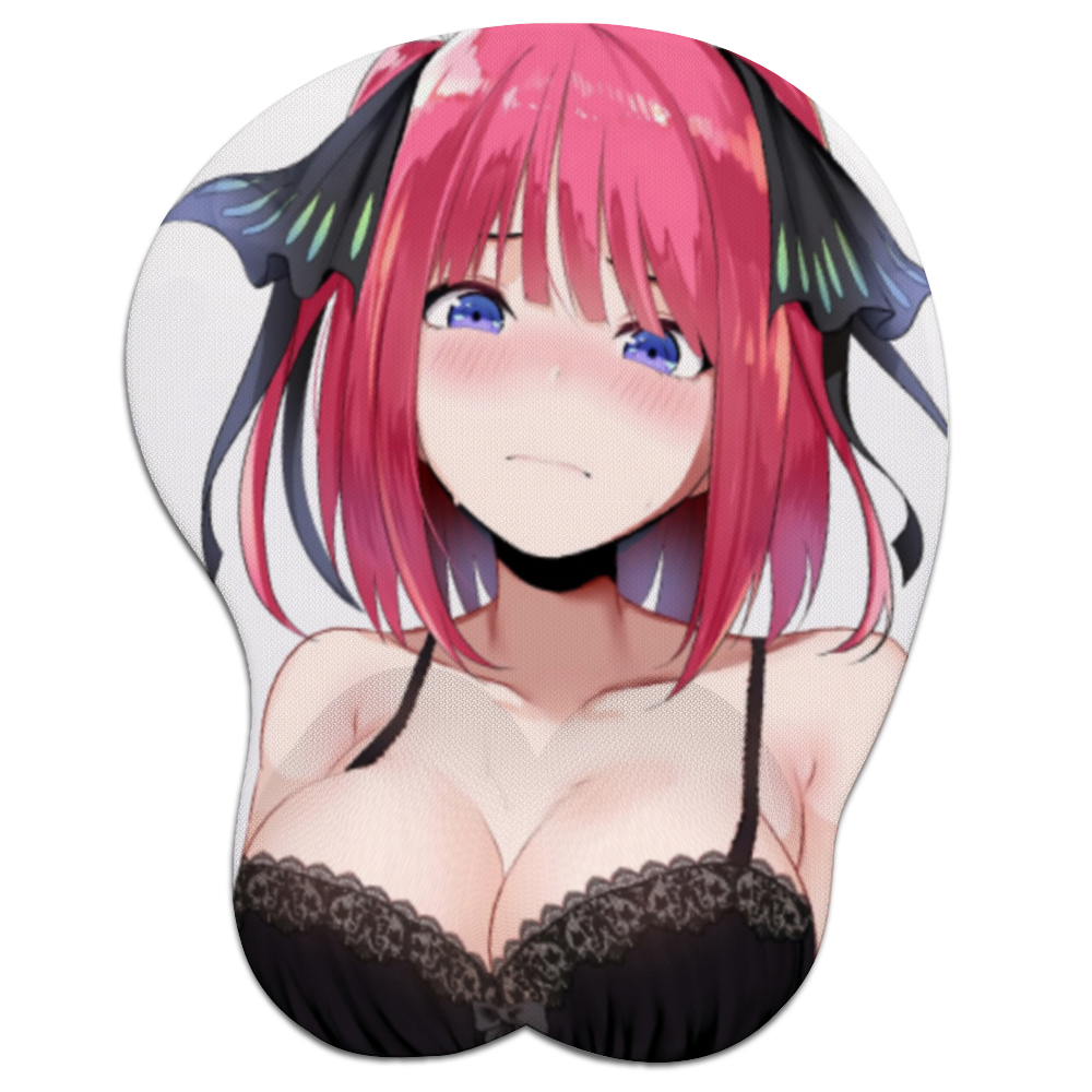 Anime 3D Boobs mousepad with Wrist Rest | Sexy Oppai Mouse pad for PC | Oppai mousepad with wrist support