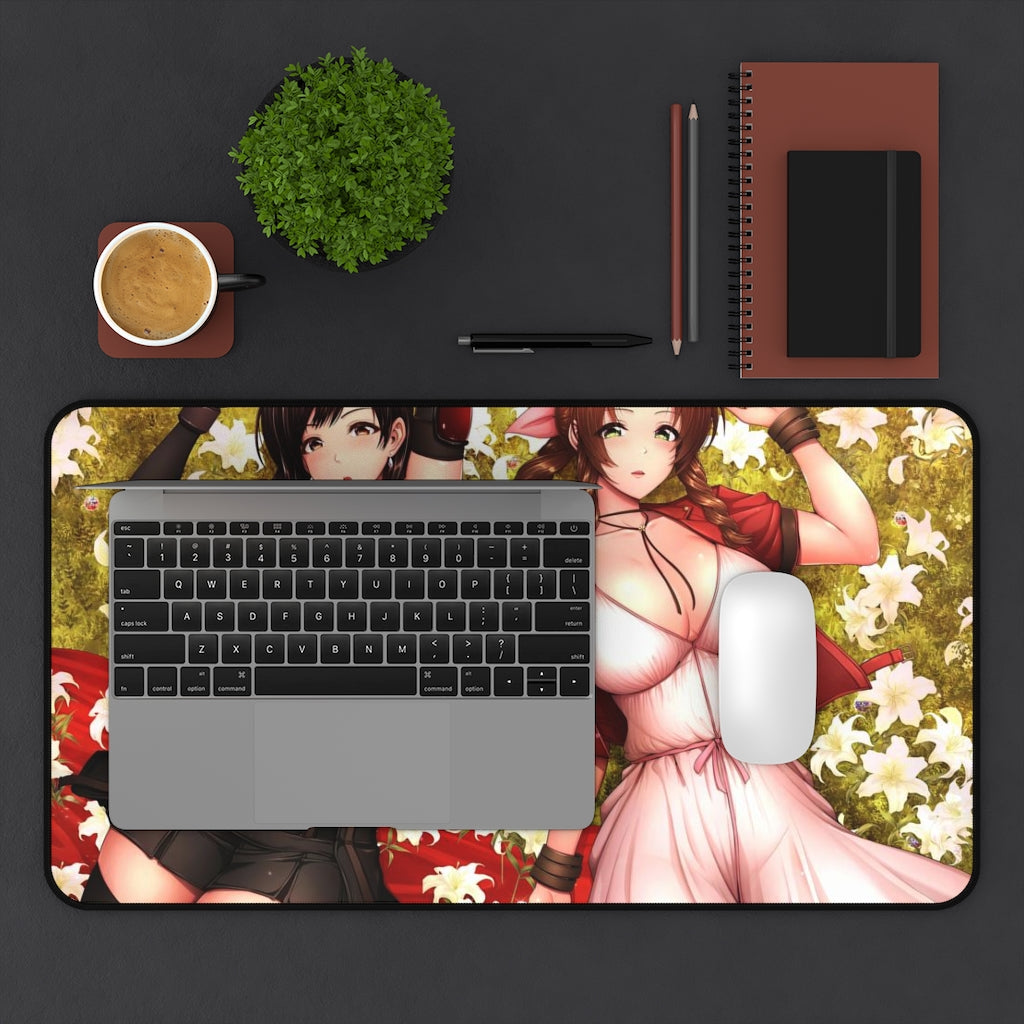 Tifa And Aerith Kawaii Mousepad - Cute Desk Mat - MTG Playmat