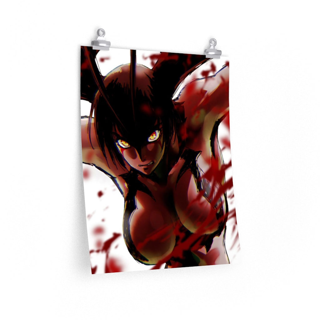 Big Boobs Devilman Lady Poster - Lewd Premium Matte Vertical Poster - Adult Wall Art