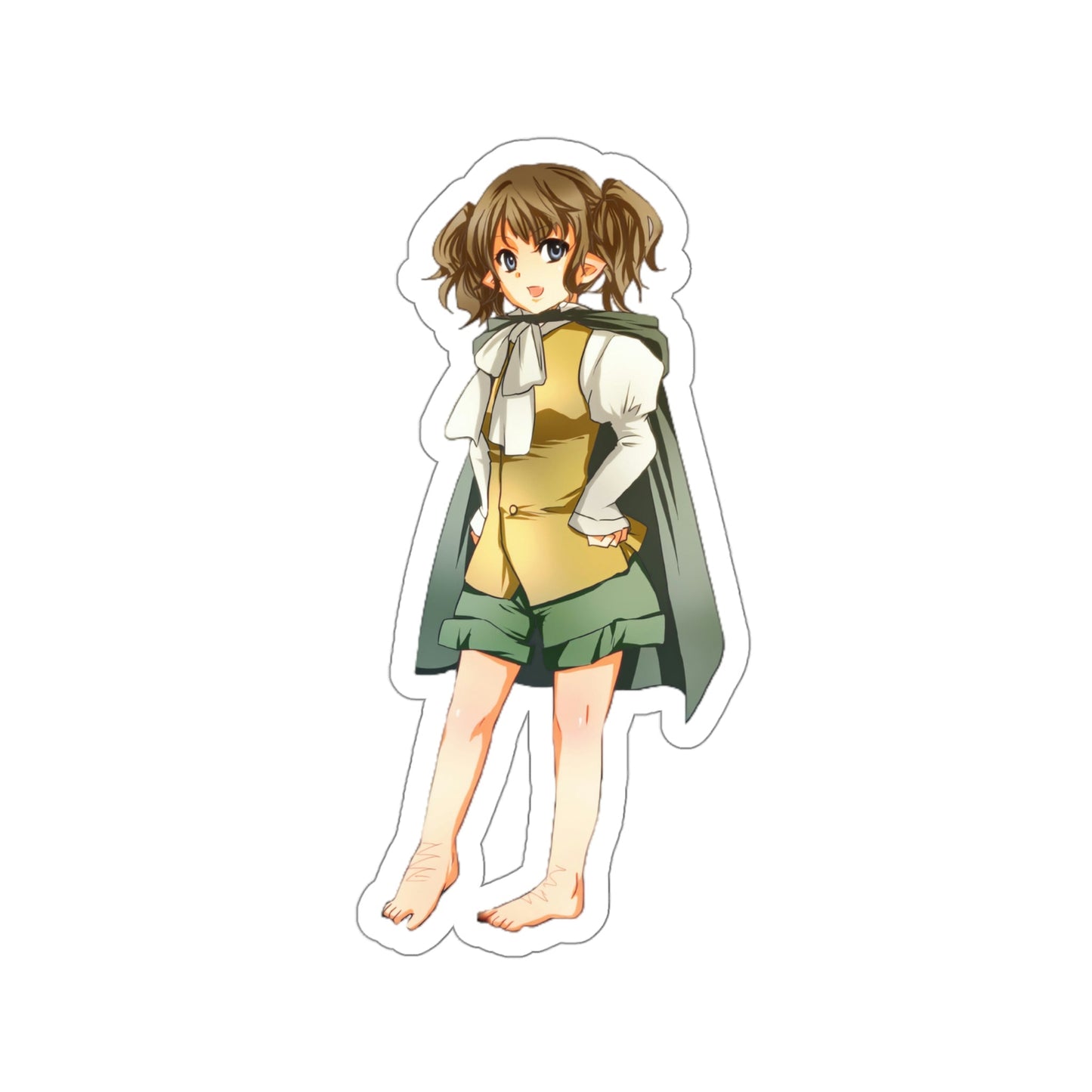 Female Waifu Merry Meriadoc Brandybuck The Lord of the Rings Waterproof Sticker - Weatherproof Vinyl Car Decal