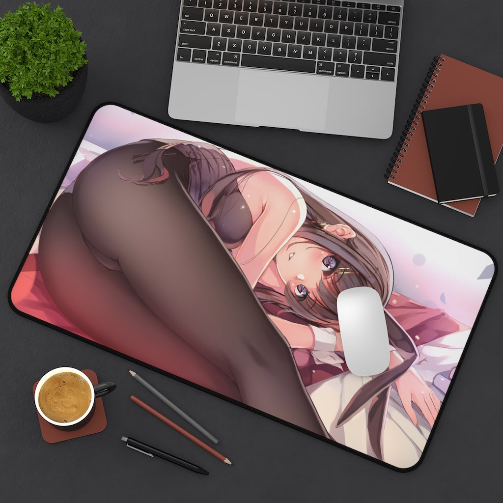 Rascal Does Not Dream Of Bunny Girl Senpai Ecchi Mousepad - Mai Sakurajima Large Desk Mat