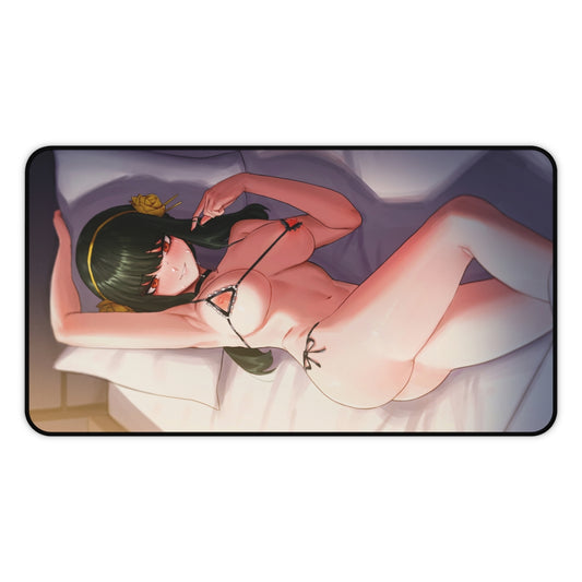 Spy x Family Yor Forger Sexy See Through Lingerie - Non Slip Mousepad - Sexy Girl Playmat