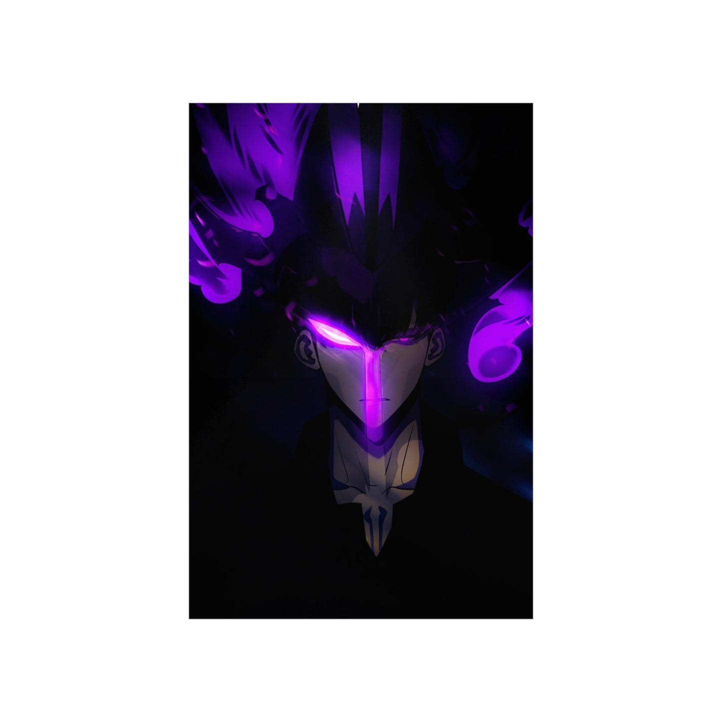 Solo Leveling Poster - Premium Matte Vertical Poster - Shadow Monarch Anime Wall Art Decor