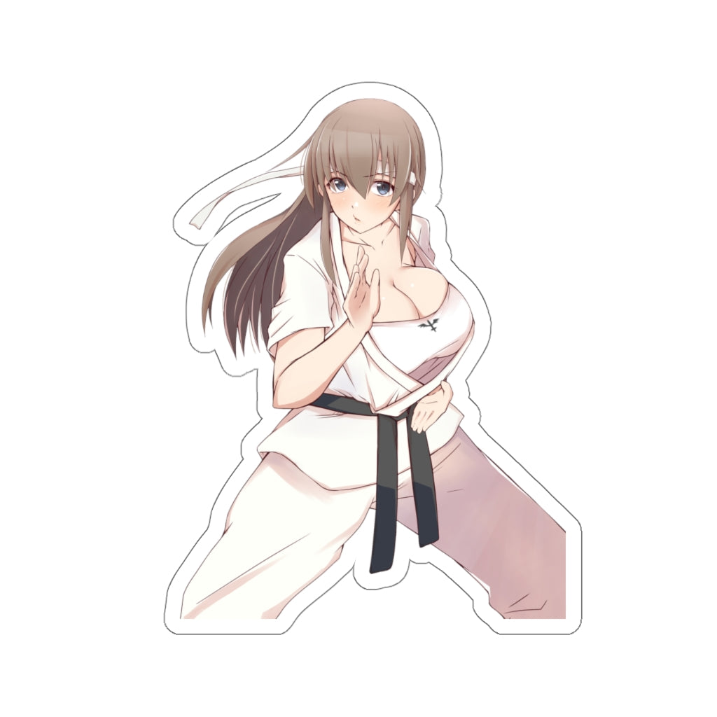 Dead or Alive Busty Hitomi Karate Gi Waterproof Sticker - Ecchi Vinyl Decal