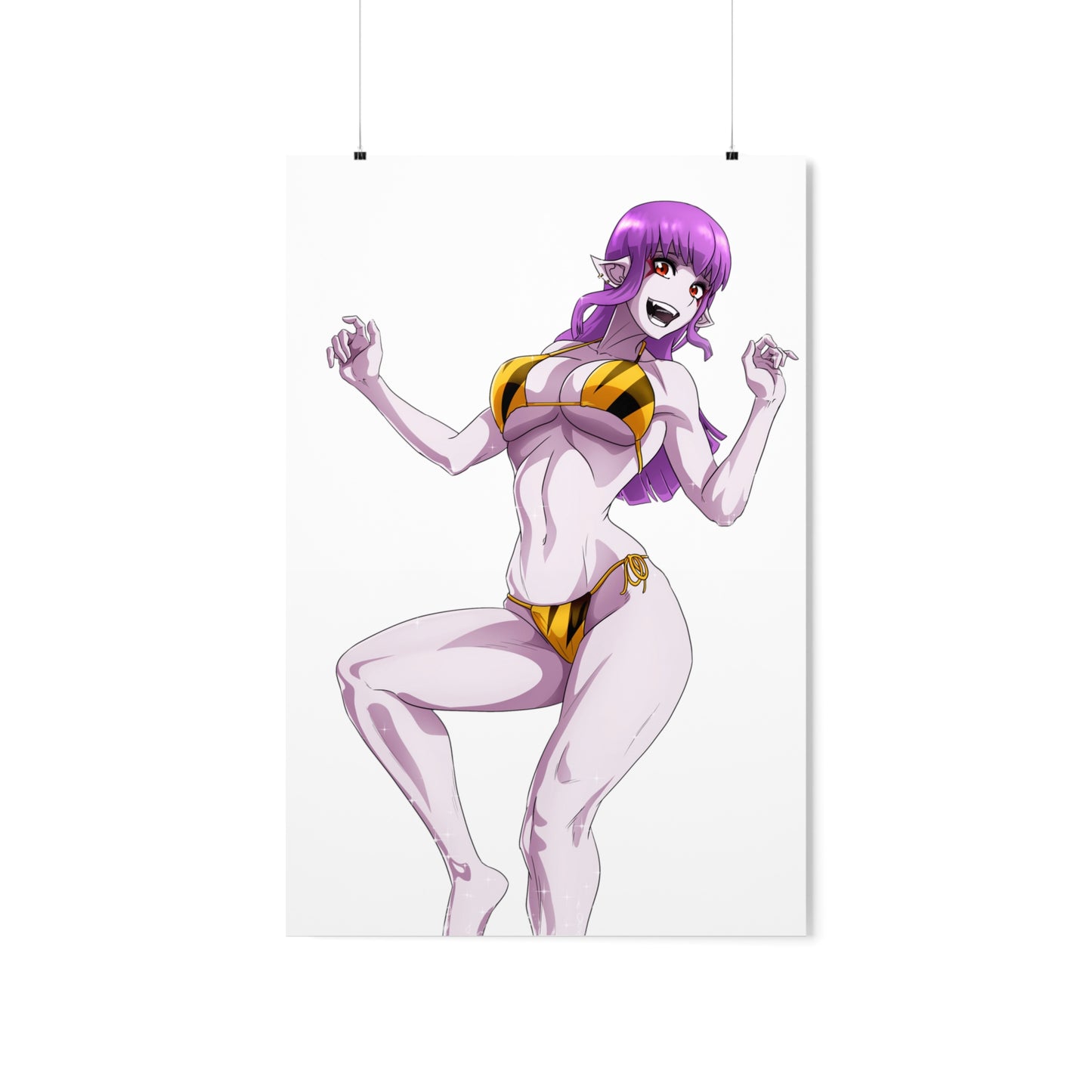 Solo Leveling Poster - Premium Matte Vertical Poster - Esil Radiru Bikini Waifu Ecchi Anime Wall Art Decor