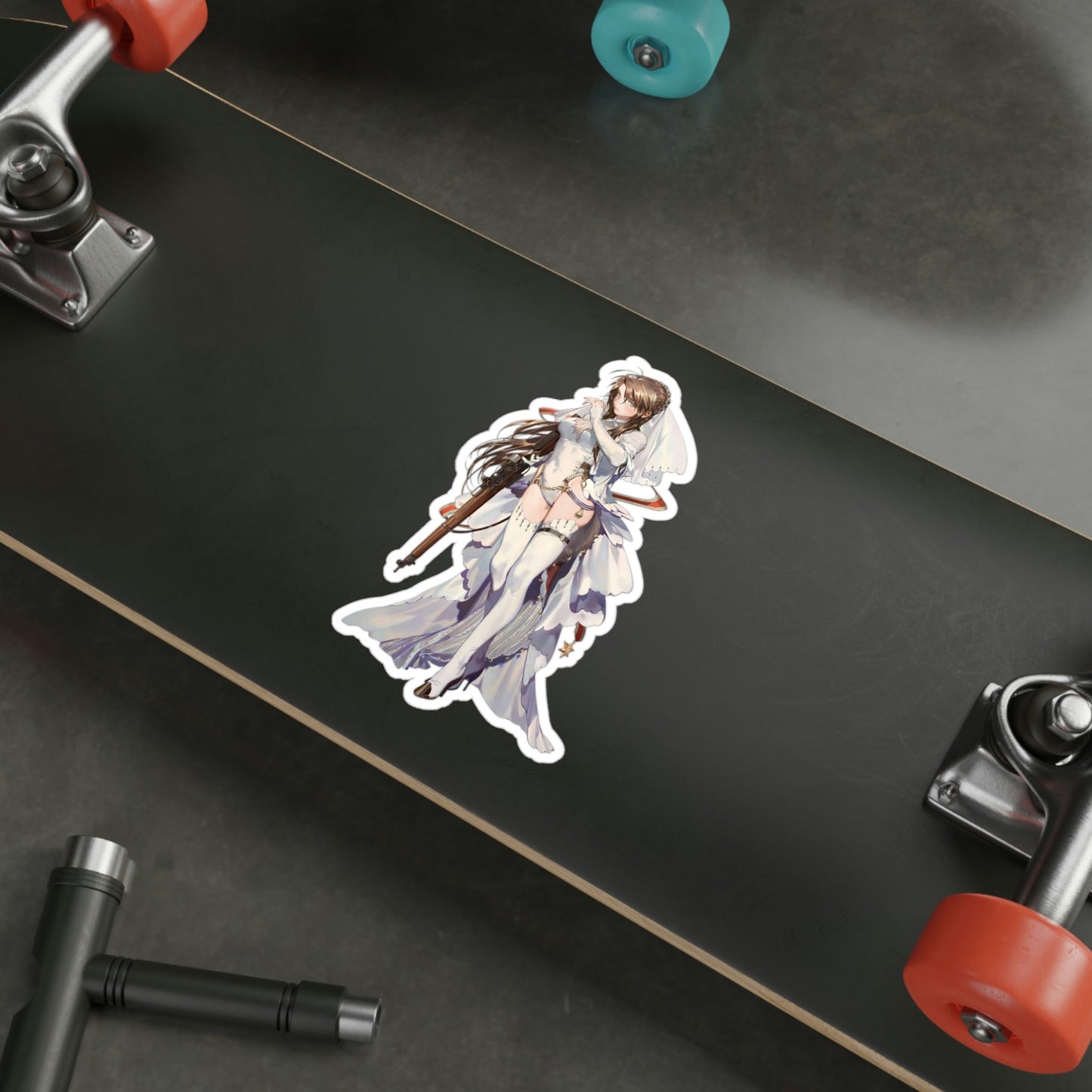 Sexy Bride Lee Enfield Girls Frontline Waterproof Sticker - Weatherproof Vinyl Car Decal