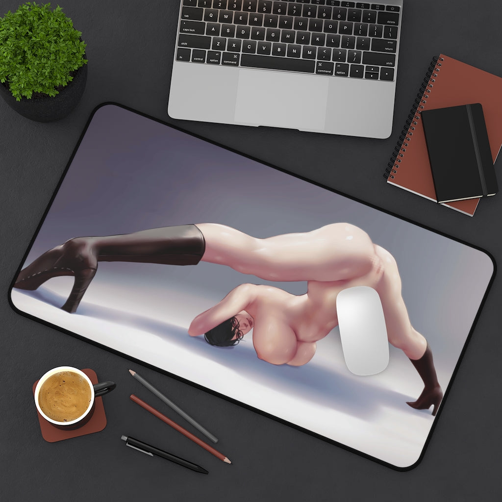 Bayonetta Big Tits Hentai Jack-o Pose Desk Mat - Lewd Mousepad - Gaming Girl Playmat