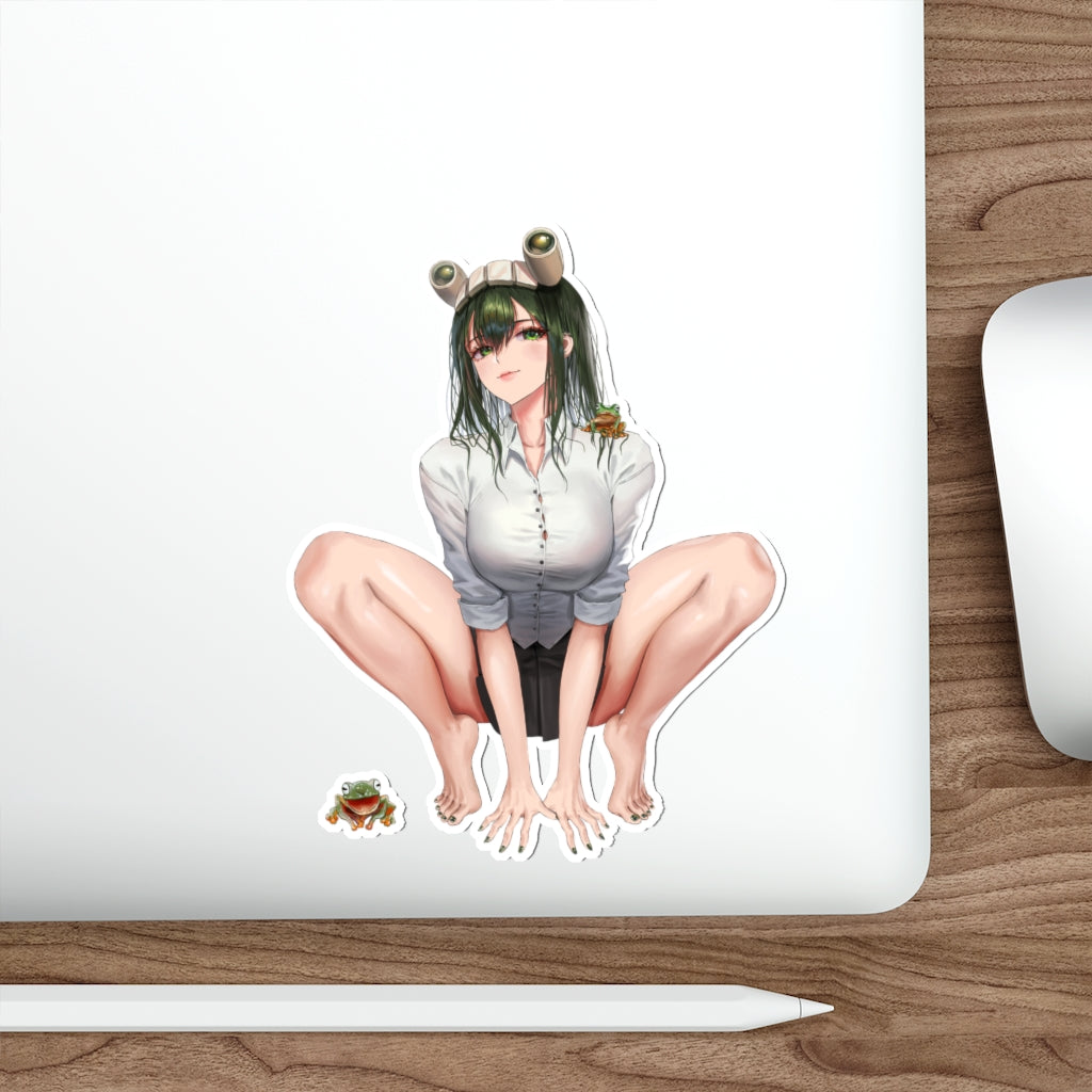 Tsuyu Asui Froppy Squat Waterproof Sticker - Anime Froppy My Hero Academia Vinyl Car Decal