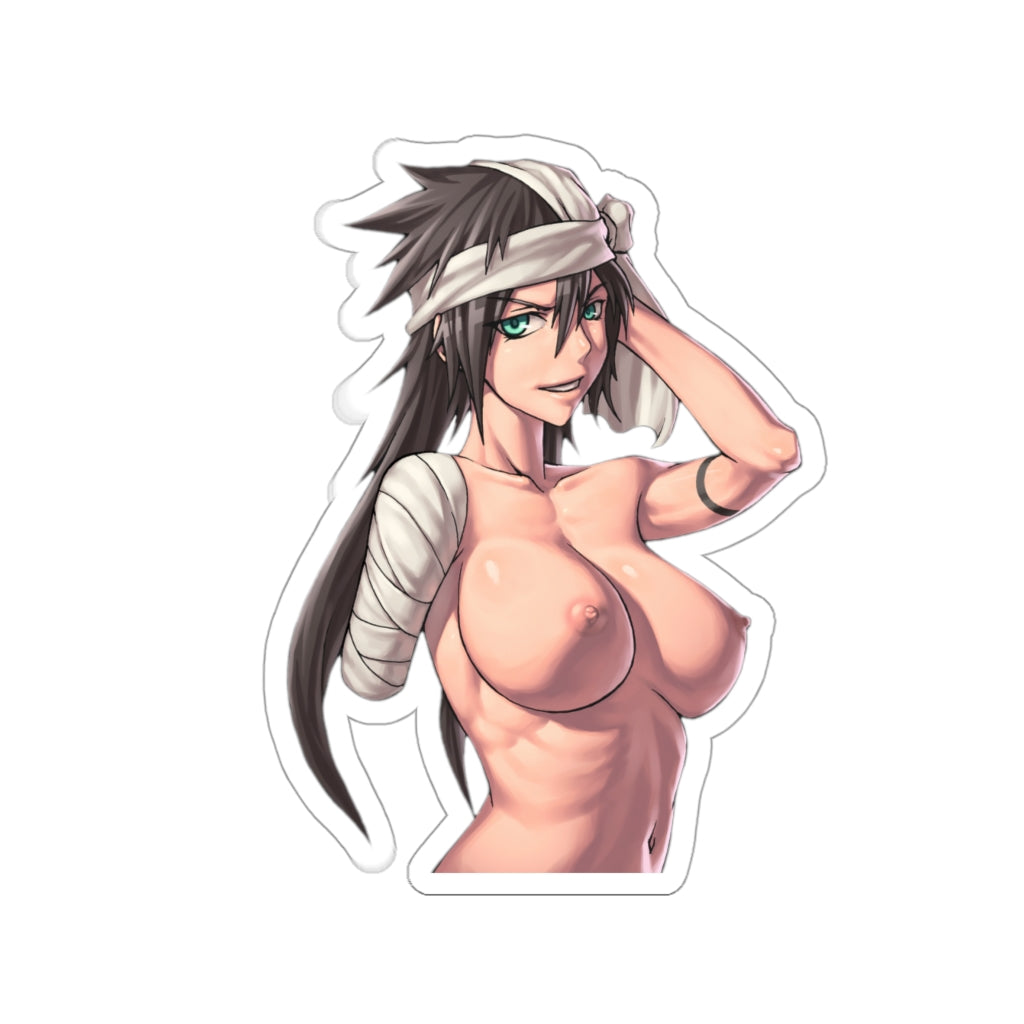 Topless Shiba Kuukaku Bleach Waterproof Sticker - Ecchi Vinyl Decal