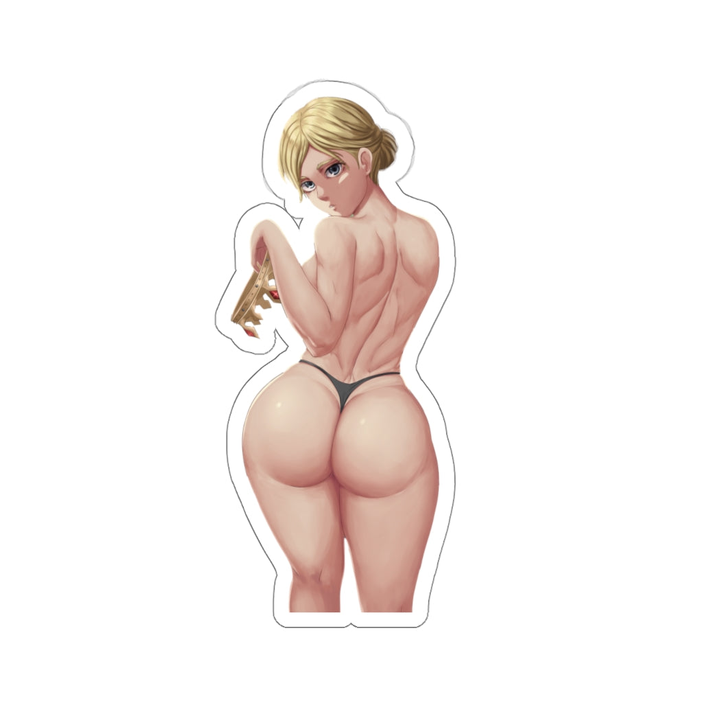 Big Butt Christa Lenz Waterproof Sticker - Attack on Titan Vinyl Anime Ecchi Car Decal