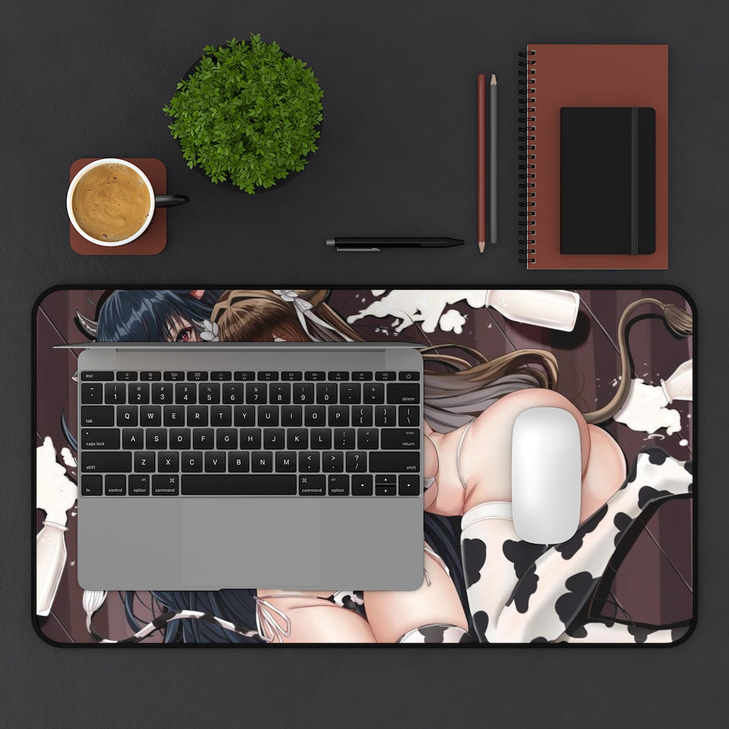 Azur Lane Cow Girls Mousepad - Large Desk Mat - Ecchi Mouse Pad - MTG Playmat