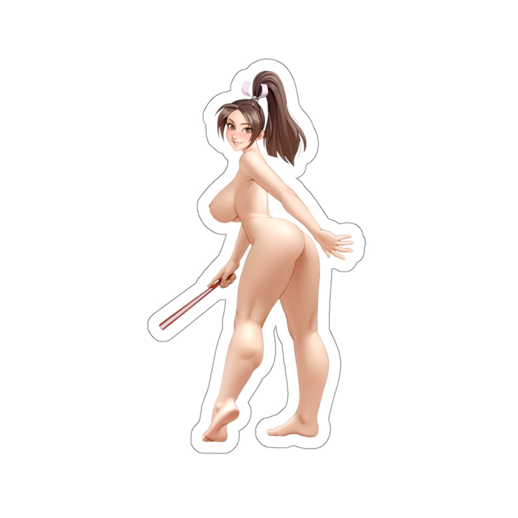 Nude Shiranui Mai The King Of Fighters Waterproof Sticker - Ecchi Vinyl Decal