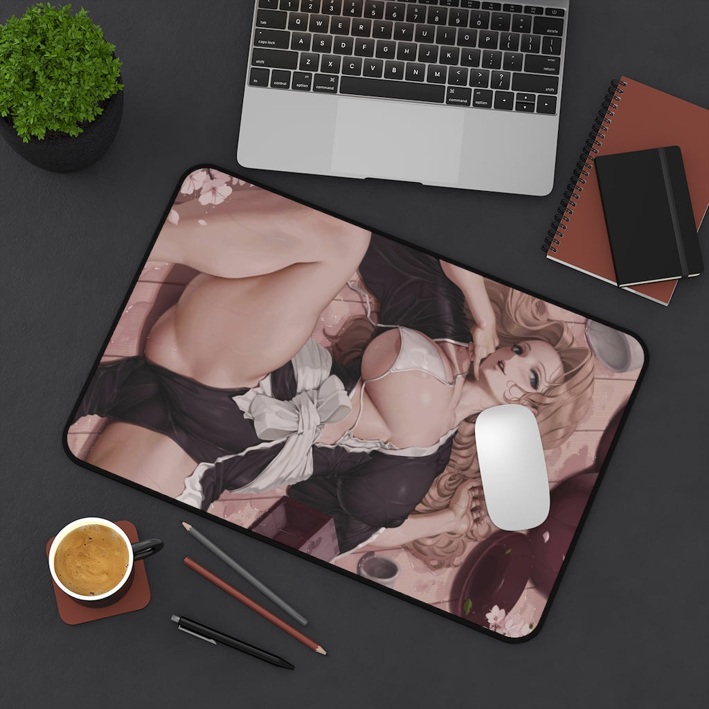 Bleach Anime Mousepad - Rangiku Large Desk Mat - Ecchi Playmat