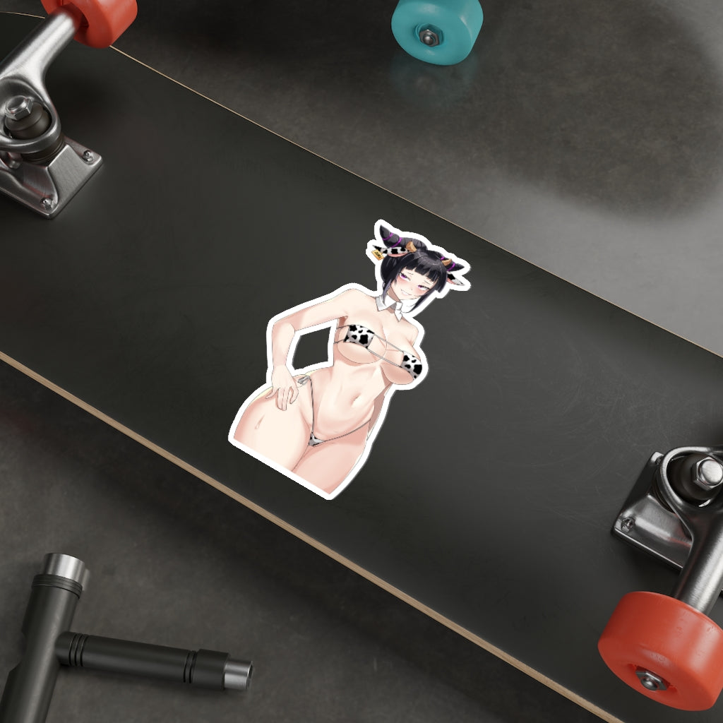 Cow Girl Bikini Han Juri Street Fighter Ecchi Vinyl Decal Waterproof Sticker - Ecchi Vinyl Decal