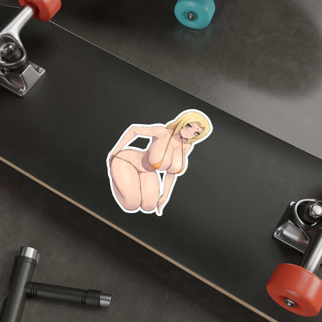 Sexy Bikini Tsunade Naruto Waterproof Sticker - Ecchi Vinyl Decal