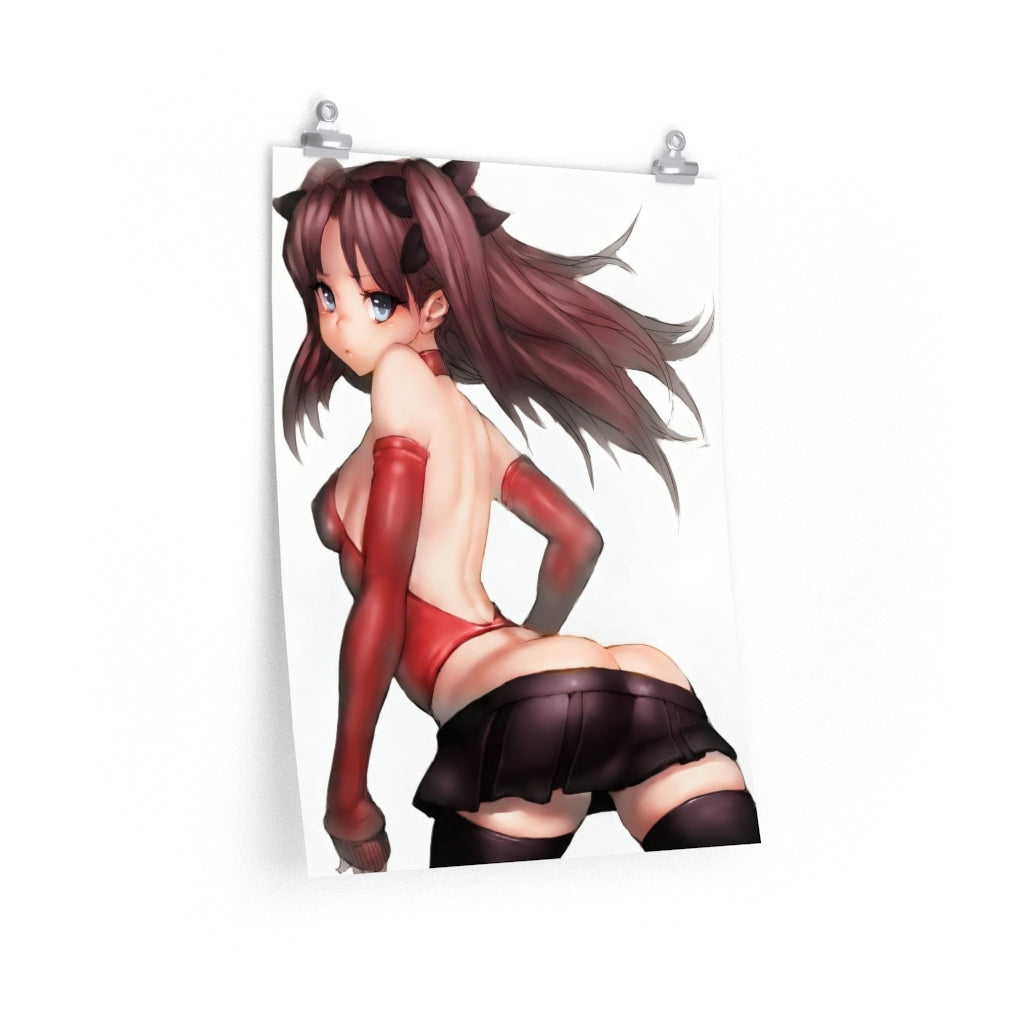 Tohsaka Rin Fate Grand Order Poster - Lewd Premium Matte Vertical Poster - Adult Wall Art