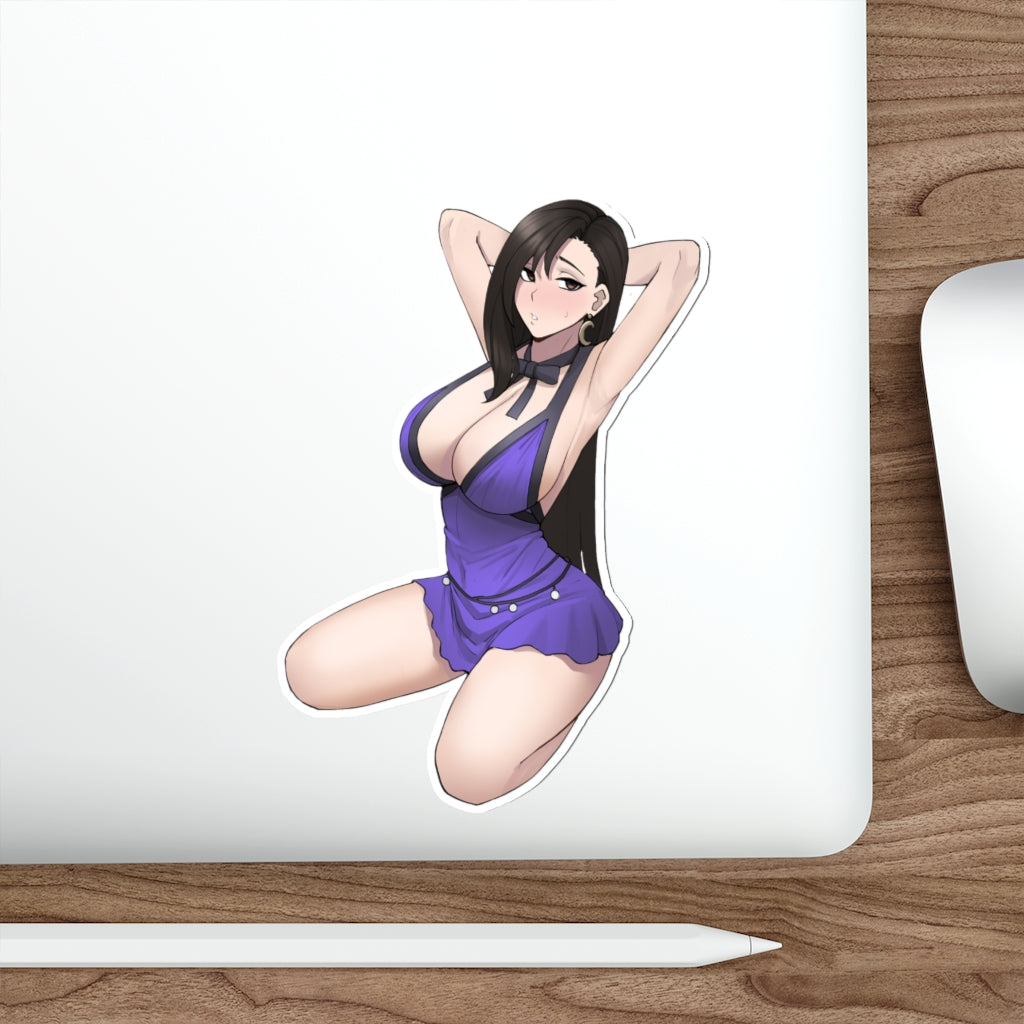 Sexy Tifa Dress Final Fantasy 7 Waterproof Sticker - Ecchi Vinyl Decal