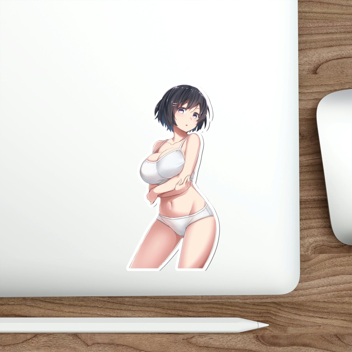 Sexy Underwear Tsubasa Hanekawa Monogatari Waterproof Sticker - Weatherproof Vinyl Car Decal